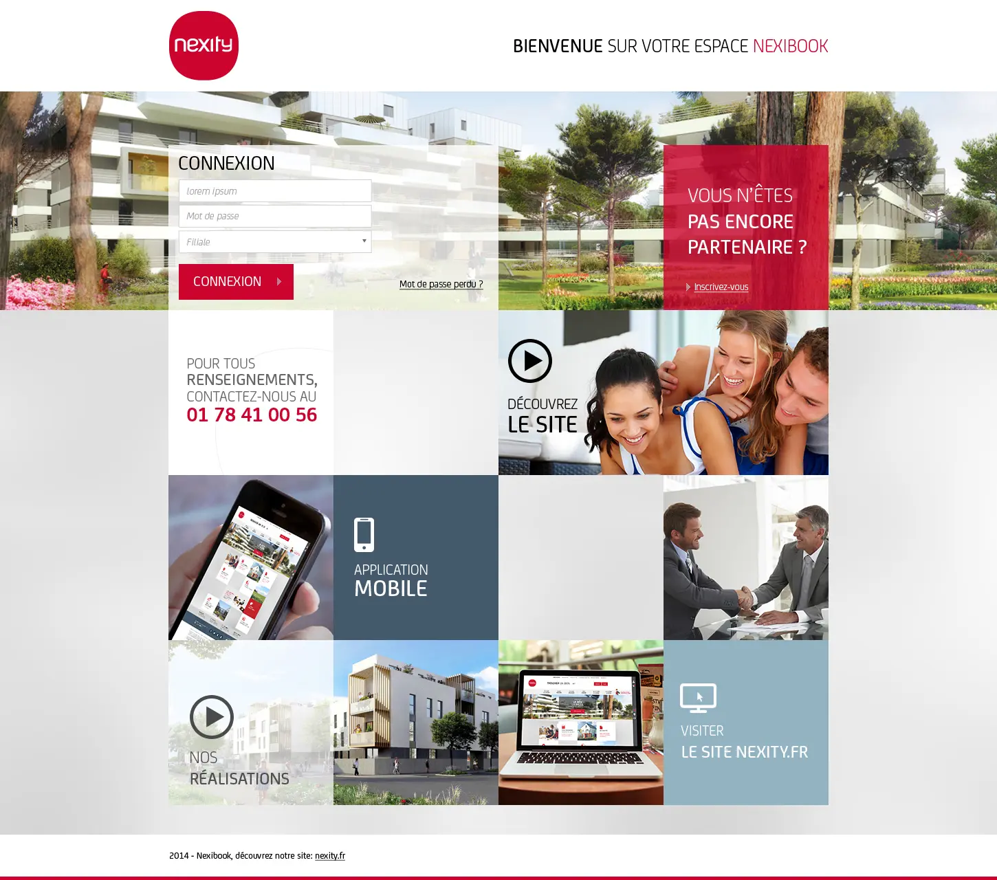 Page de connexion