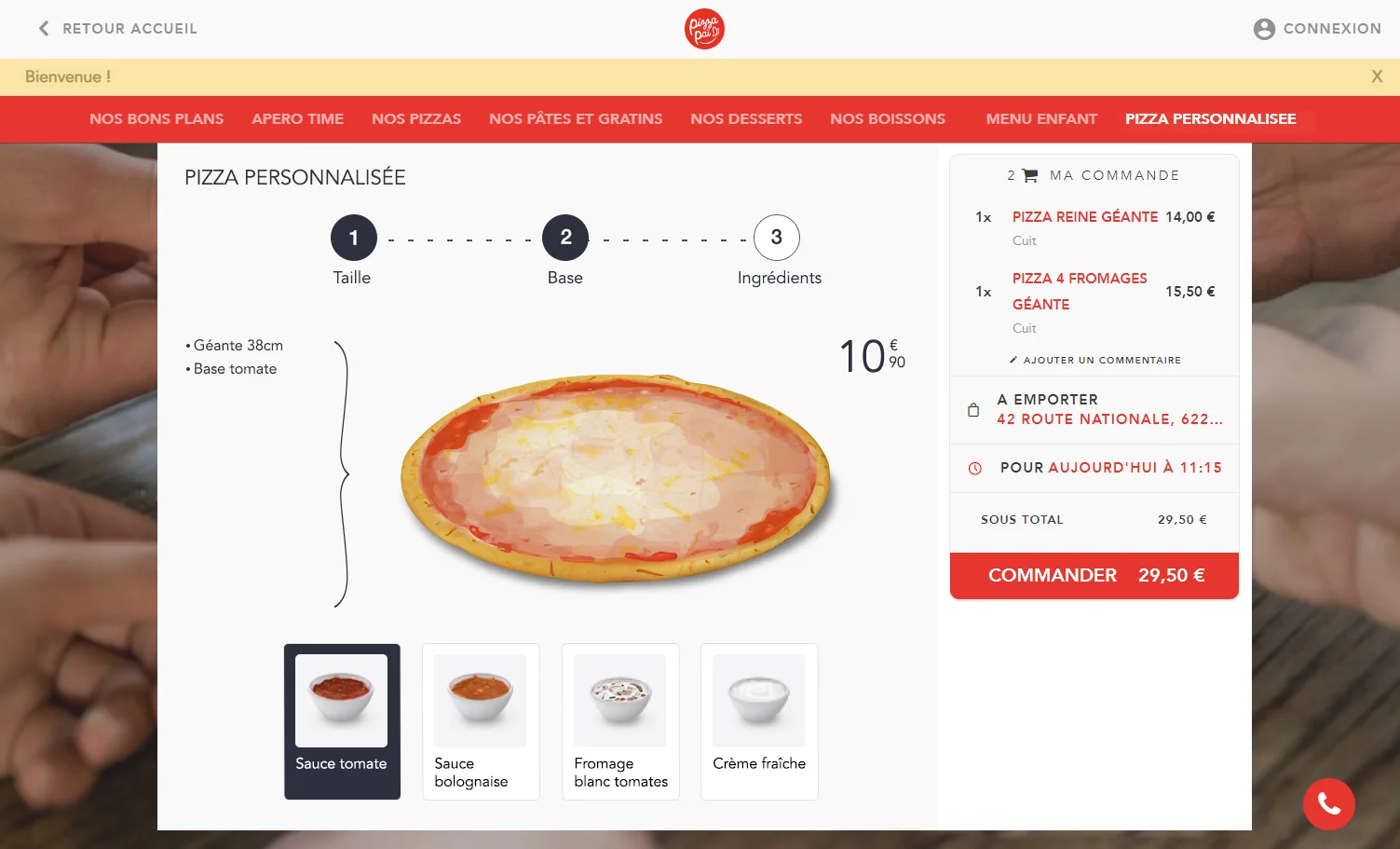 pizza site