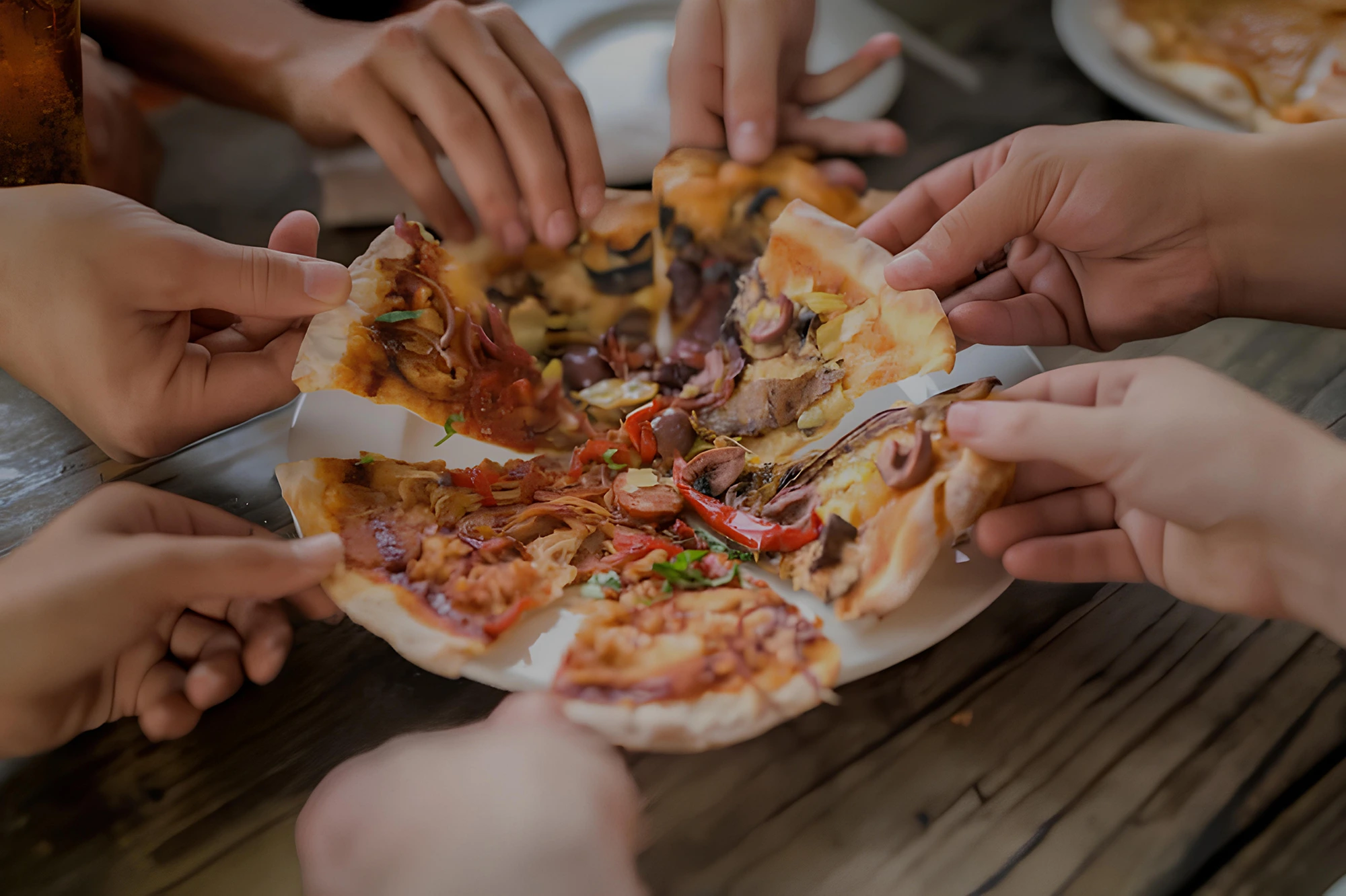 Borne pizza pai